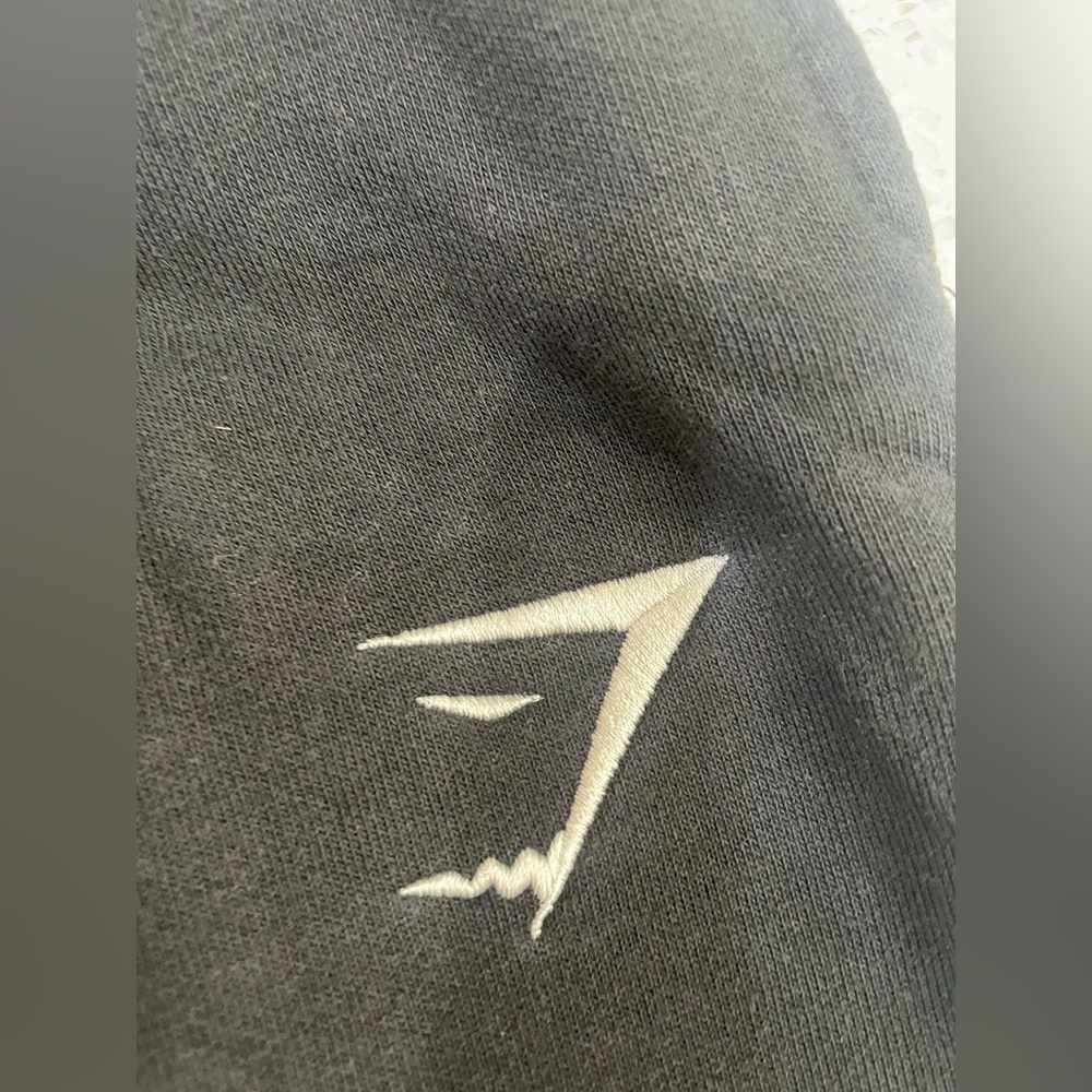 Gymshark Black Athletic CREST slimfit joggers size med - Picture 4 of 8